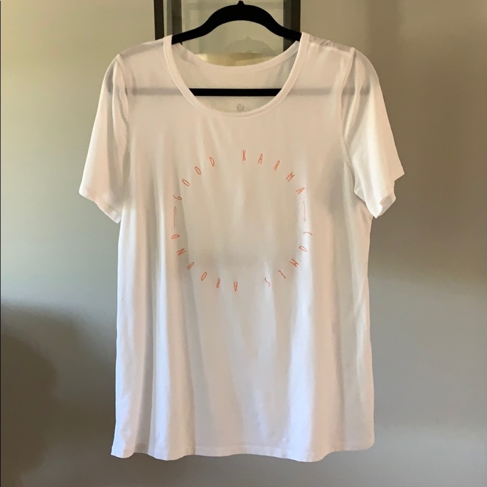 Lululemon T shirt size L white